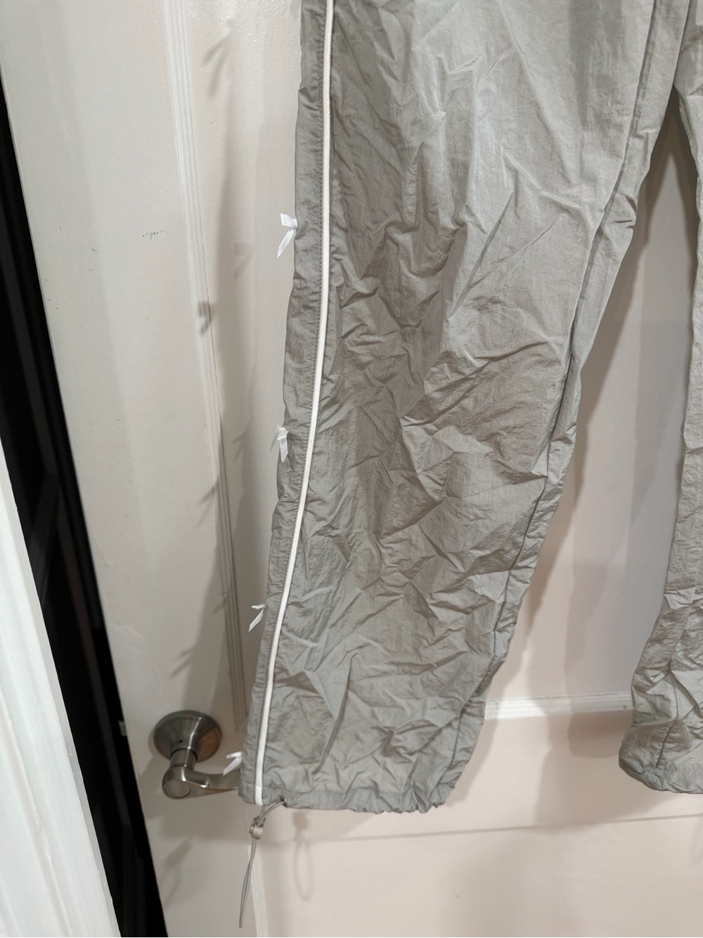 COCO & SHAY Light Gray Elastic Waist Pants large - Picture 4 of 10